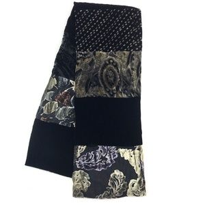 Nick & Nora NY Silk Blend Patchwork Scarf 10x57